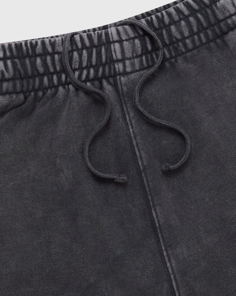 pantalones octobers very own ovo muskoka garment dyed open hem sweatpant negros