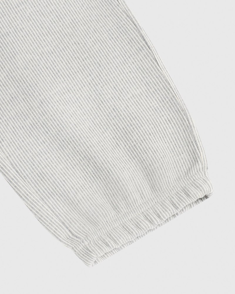 pantalones octobers very own ovo seersucker fleece relaxed fit sweatpant greycream