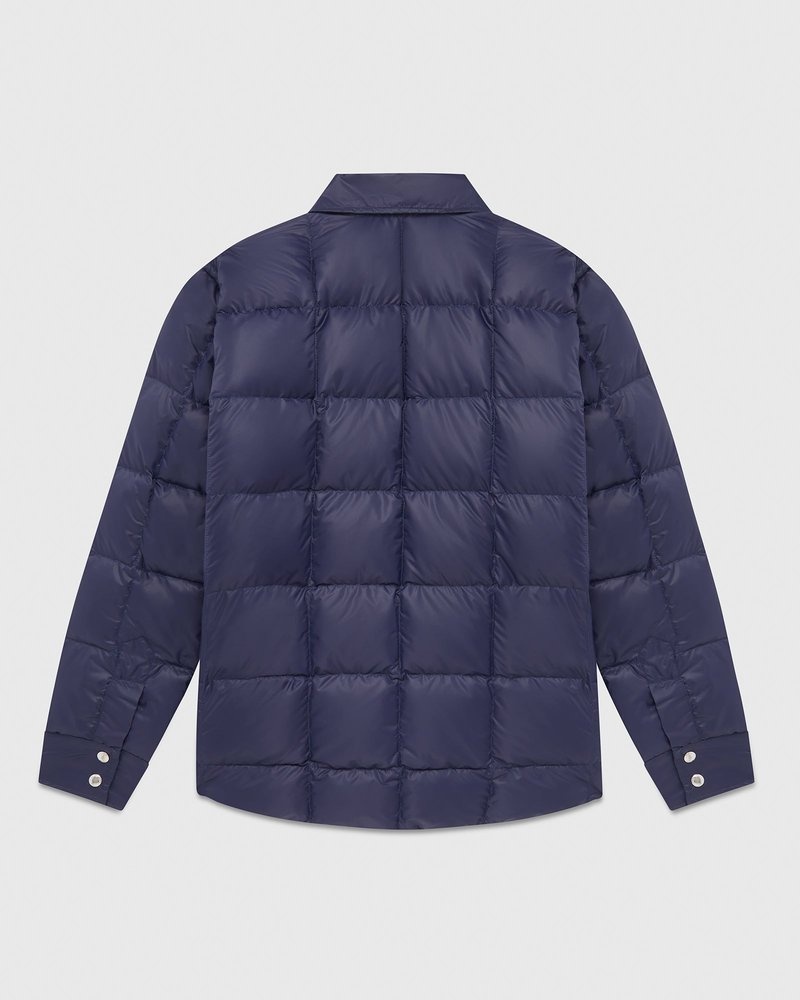 ropa de abrigo octobers very own ovo crescent down works down shirt azul marino