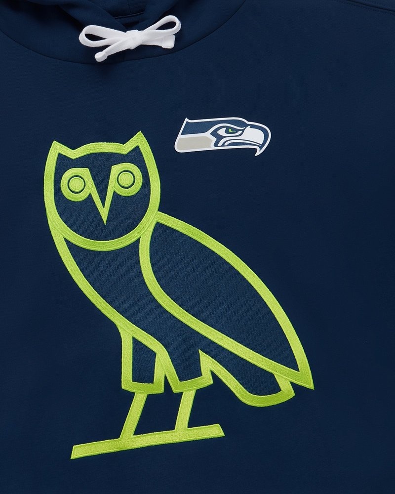 suéteres octobers very own ovo nfl seattle seahawks og hoodie azules