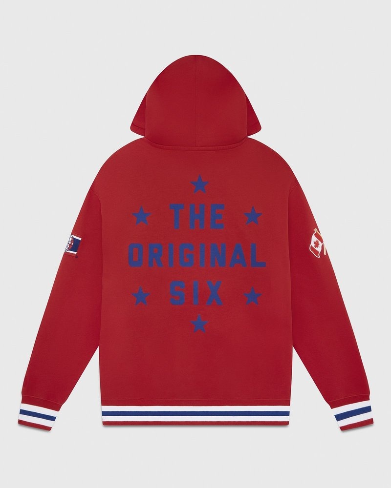 suéteres octobers very own ovo montreal canadiens hoodie rojos