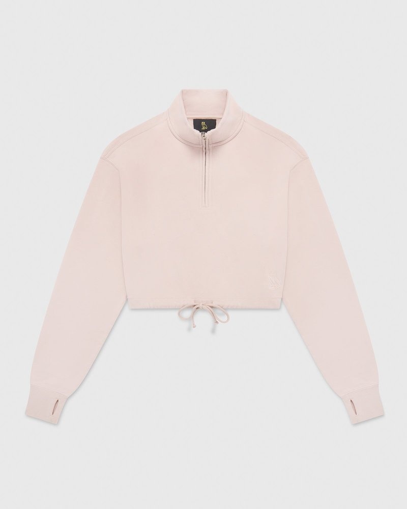 suéteres octobers very own ovo quarter zip mockneck sweatshirt rosas